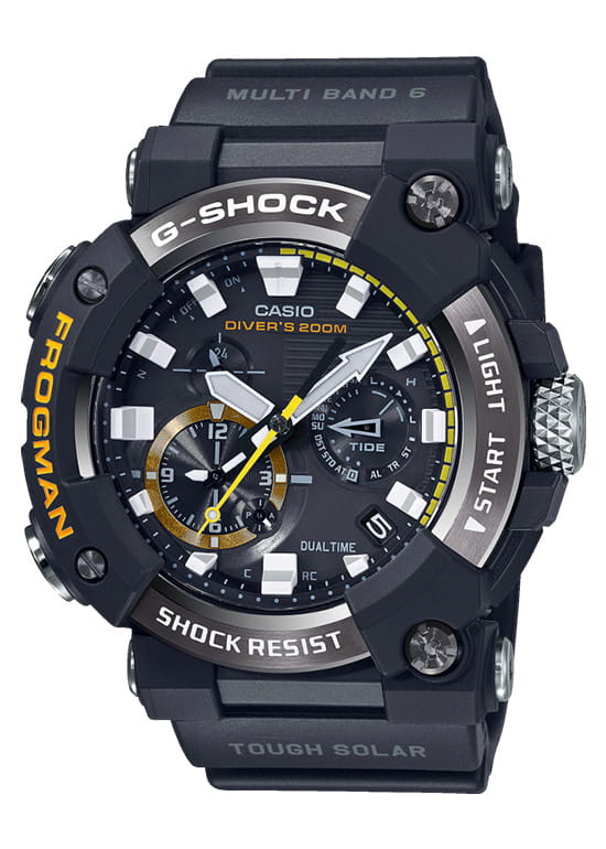 Casio Casio G-Shock GWF-A1000-1A лимитированной серии GWF-A1000-1AER электронные мужские часы серый циферблат, браслет каучук — вид спереди